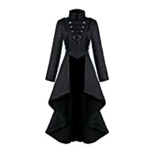 Elegant Black High-Low Women's Jacket